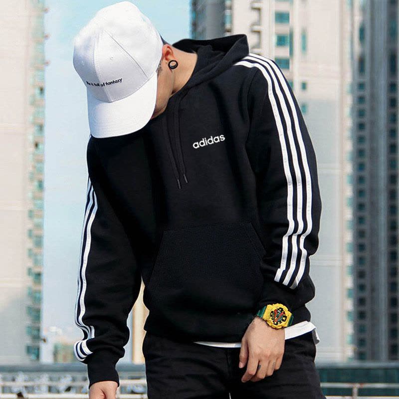 ADIDAS SC(阿迪运动休闲)2020M ESNTL 3S HDY冬季男子套头衫GJ8913图片