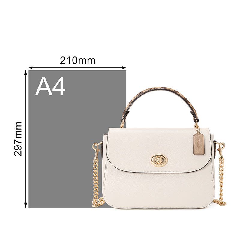 COACH 通勤手拎包 椭圆扣 C1560图片