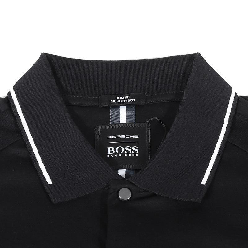 HUGO BOSS 雨果博斯 男士 棉质Porsche x BOSS联名款修身版短袖POLO衫 50423709