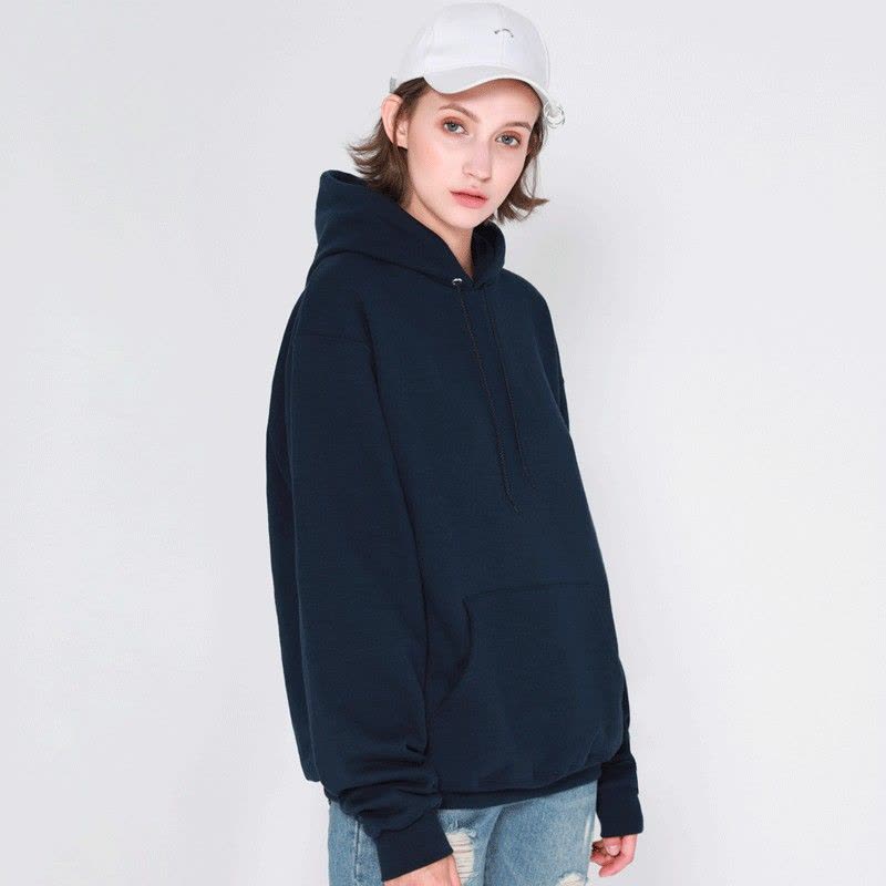 champion 经典美版秋装卫衣 S700袖标刺绣连帽男女秋冬穿搭情侣帽衫 加绒 S700NY图片