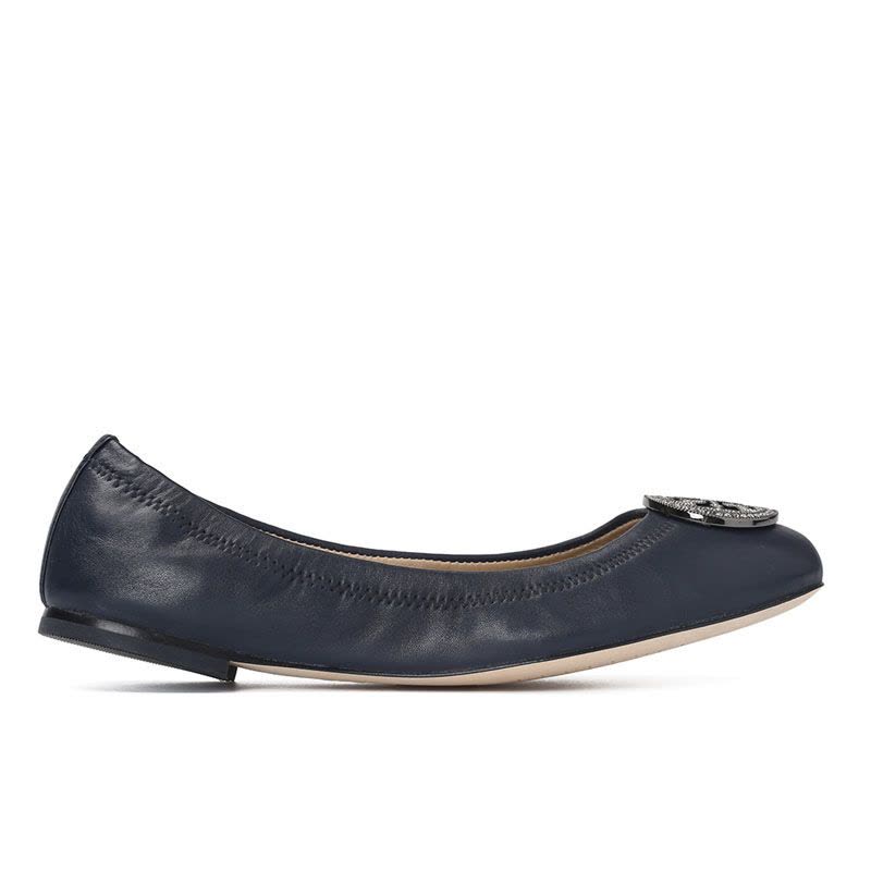 TORY BURCH/汤丽柏琦 女鞋LIANA双T标志浅口芭蕾舞平底鞋 46084图片