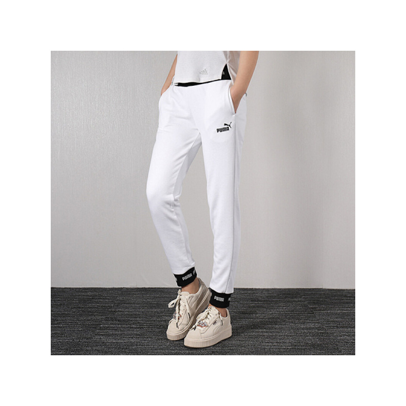 puma彪马女裤运动裤春季舒适耐磨时尚卫裤跑步针织裤子收口长裤844039