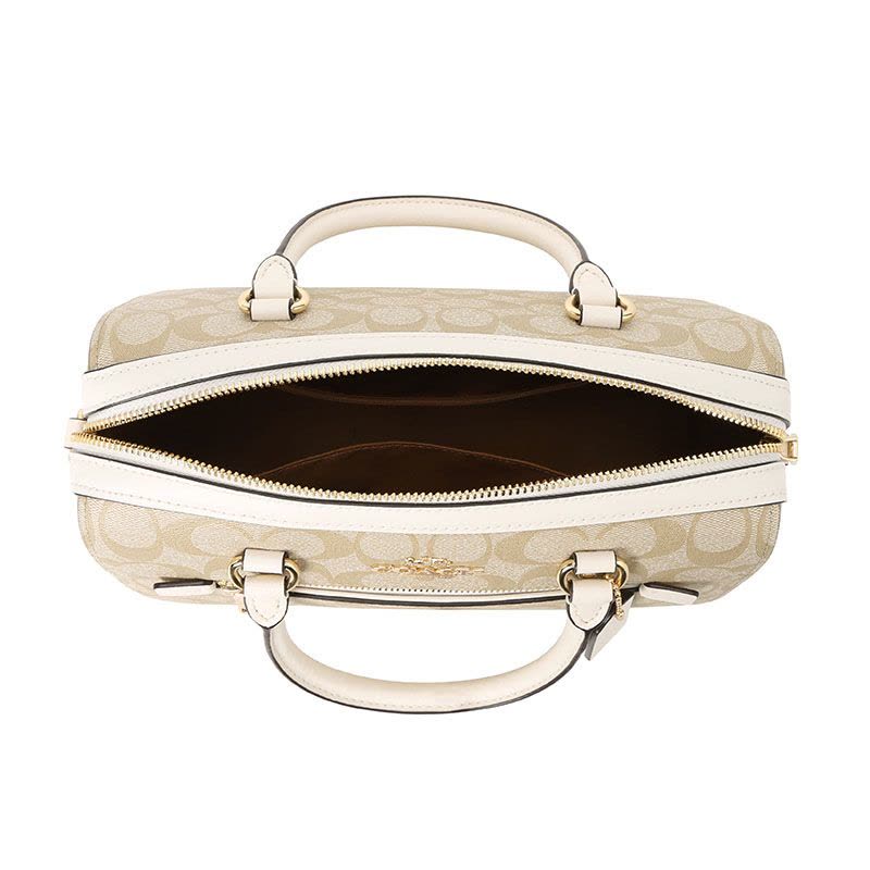 COACH 蔻驰 Rowan 女士单肩包 波士顿包 字母马车标织物F83607图片