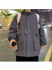春秋新户外冲锋衣2024新款男工作服防风防水钓鱼登山服