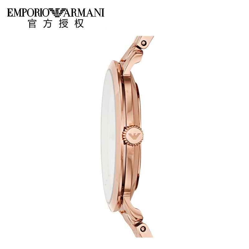 阿玛尼（Emporio Armani)手表 女士欧美时尚休闲巧致石英手表 2018新款 AR11158