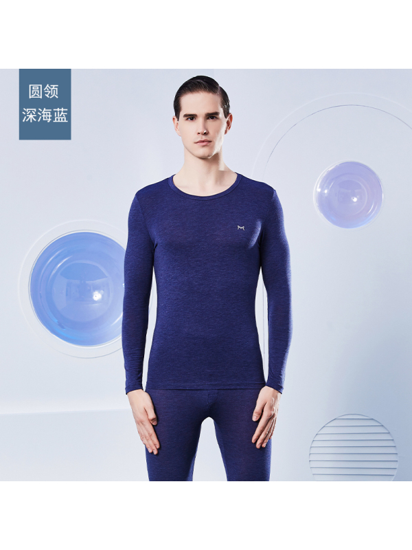 猫人男士女士美雅碧发热丝圆领男套