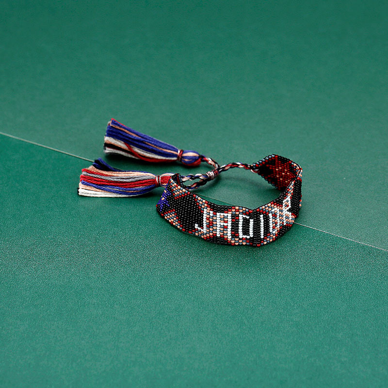 自营新品dior新款手链女款编织串珠时尚民族风手链手饰