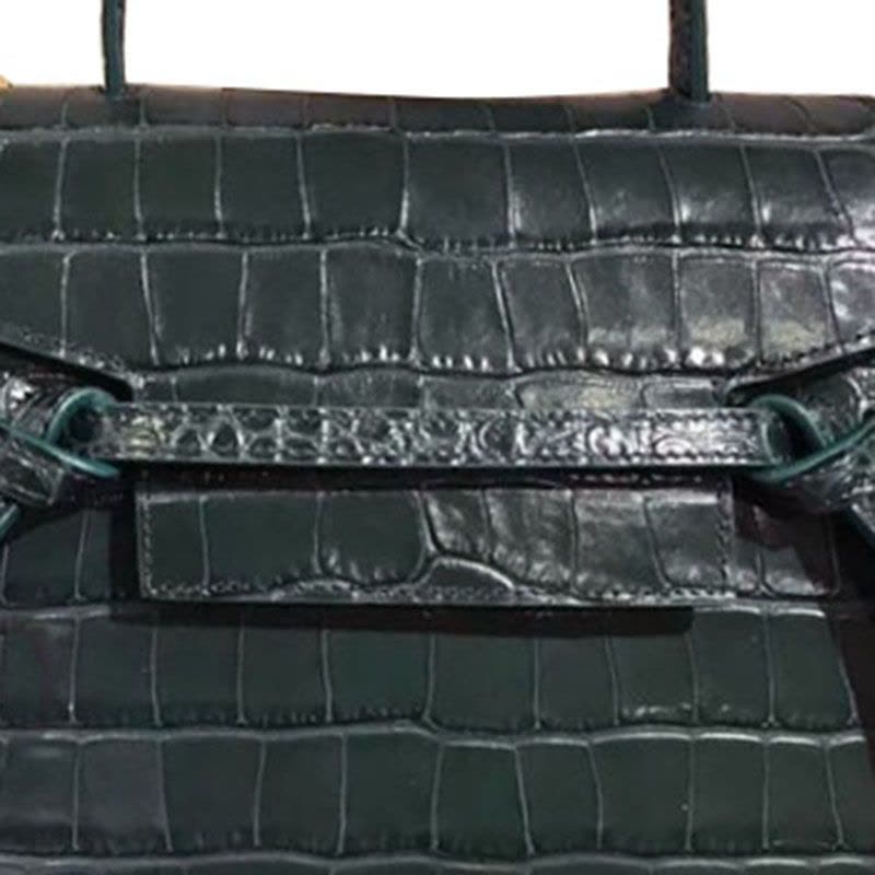 【预定】CELINE Belt 鲶鱼手拎包 鳄鱼压纹 Nano 20*20*10CM图片