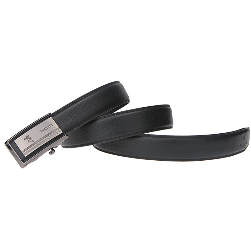 啄木鸟tucano男士皮带头层牛皮商务系列内嵌式自动扣牛皮腰带tde01