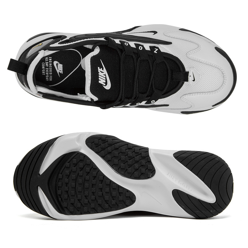 nike耐克 2019 zoom 2k女子运动鞋 黑白复刻鞋跑步休闲鞋 ao0354