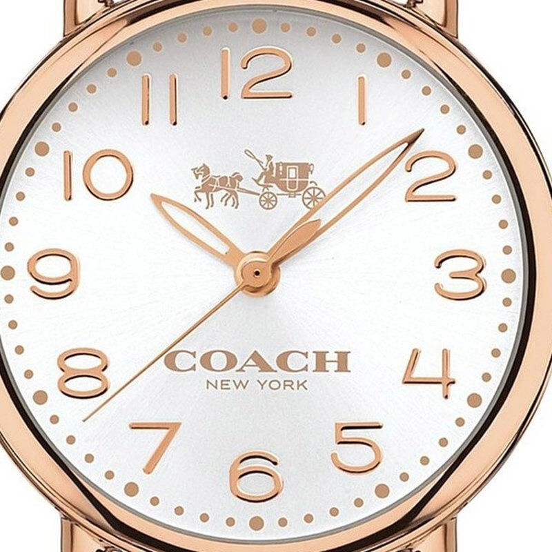 蔻驰(COACH)Ladies Delancey女手表时尚简约石英手表14502497玫瑰金
