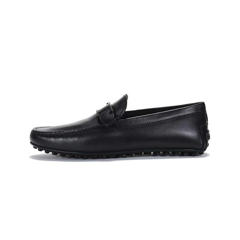 托德斯 TOD’S 男士CITY系列牛皮饰扣豆豆鞋皮鞋XXM42C0CV80D90