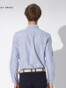 polo sport 长袖衬衫男男士免烫韩版修身商务长袖衬衣青年休闲秋季 蓝色