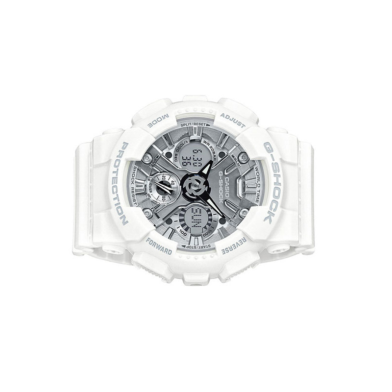 CASIO卡西欧 石英表 女 G-SHOCK系列日韩品牌运动休闲女士表GMA-S120MF-7A1