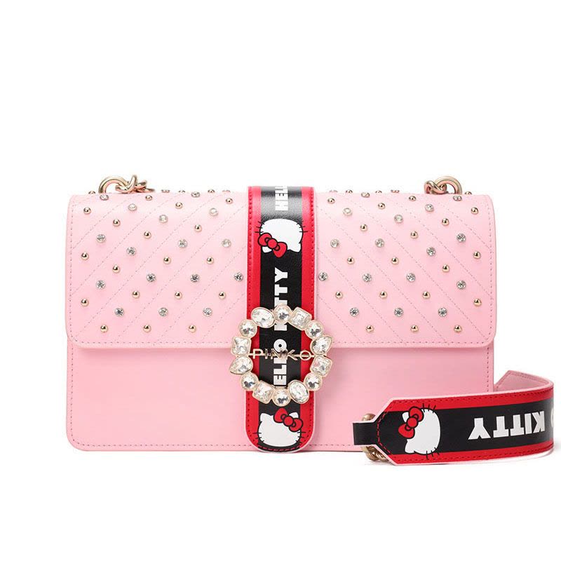 Pinko/品高 LOVE HELLO KITTY JEWEL 宝石单肩包 1P214G图片