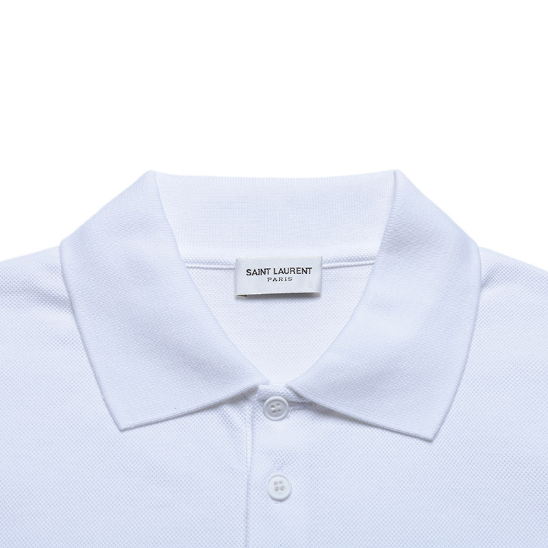 SAINT LAURENT 圣罗兰 男士棉质短袖POLO衫554052 YB2OC