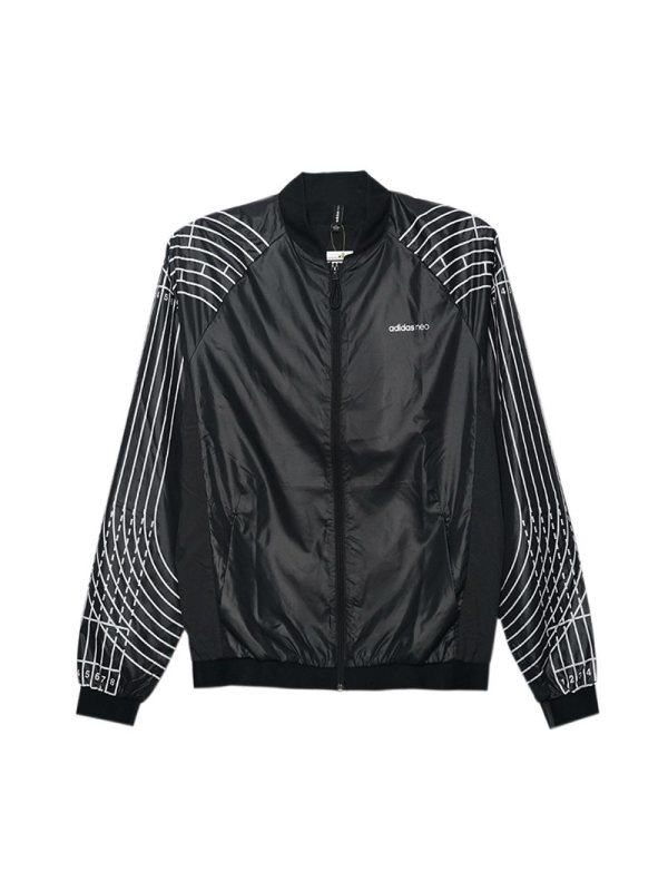 ADIDAS阿迪达斯NEO防风服秋季男子立领夹克外套DM2188