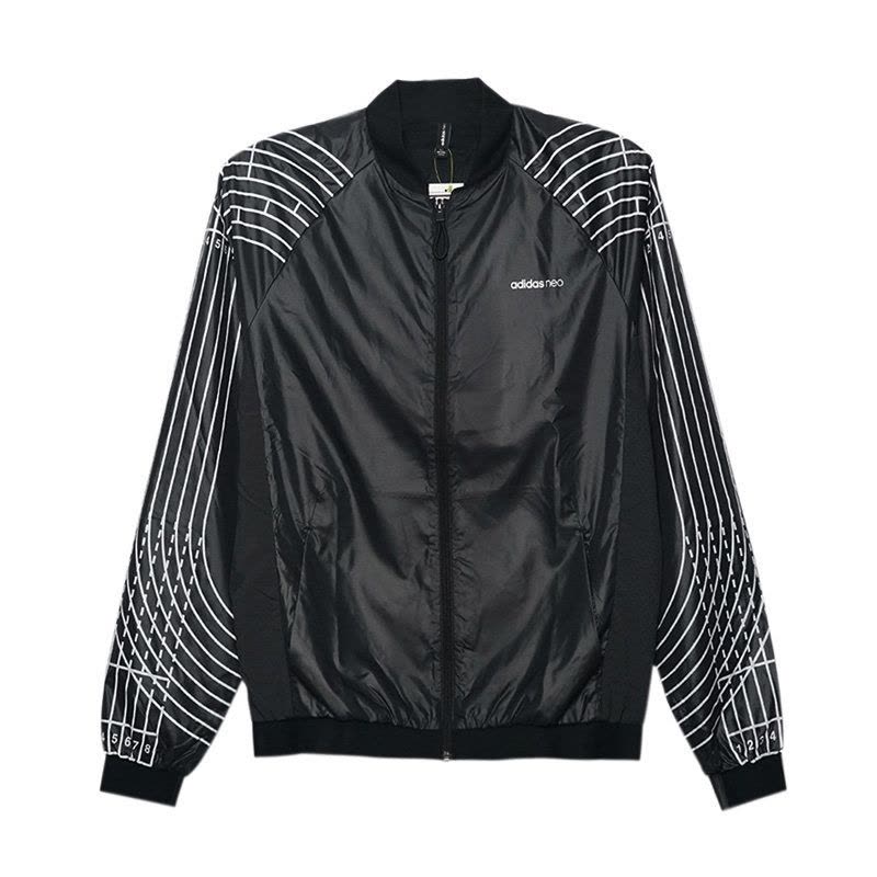 ADIDAS阿迪达斯NEO防风服秋季男子立领夹克外套DM2188图片