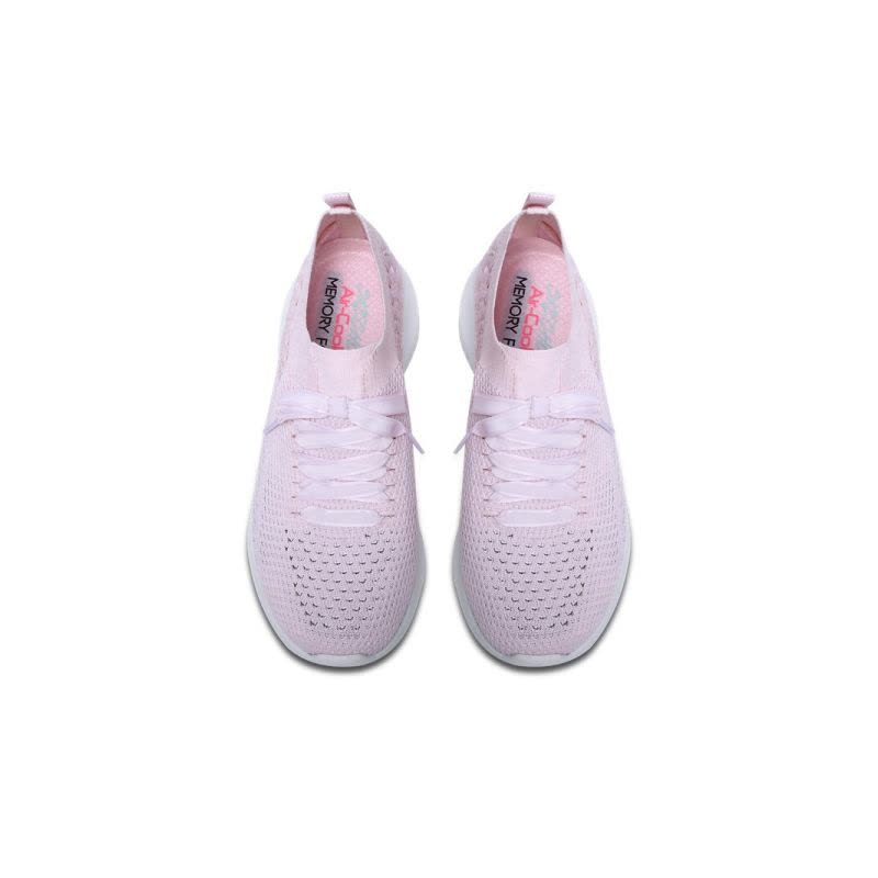 Skechers斯凯奇 女鞋一脚套休闲鞋 透气轻便编织布休闲鞋 66666144图片