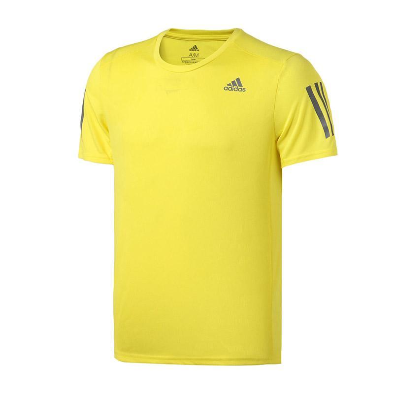 adidas阿迪达斯男子短袖T恤跑步训练运动服CY5748 L CY5748黄