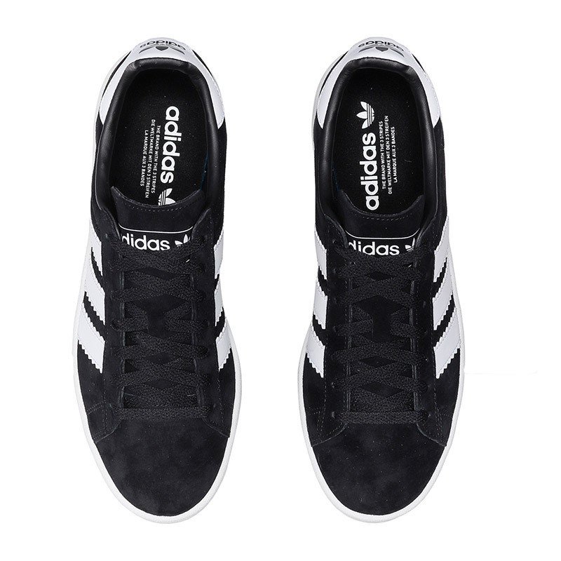 adidas阿迪达斯三叶草男运动休闲板鞋BD7471 BD7471黑+白