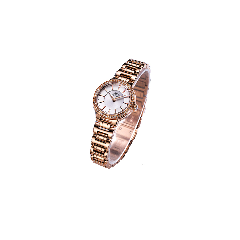 Rotary 劳特莱石英表女经典系列瑞士品牌休闲商务女士腕表LB90085-02
