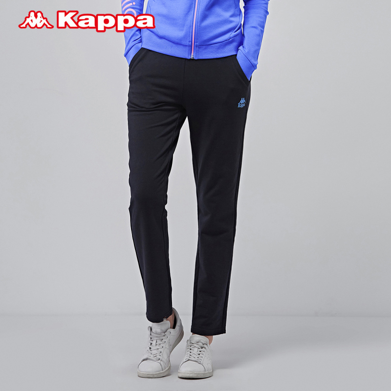 Kappa卡帕女针织长裤修身版运动卫裤-K0722AK02-888