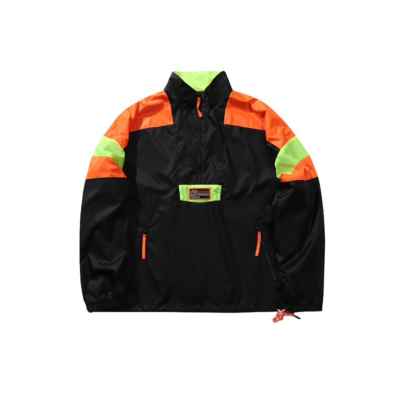 中国李宁巴黎时装周男子宽松立领运动风衣