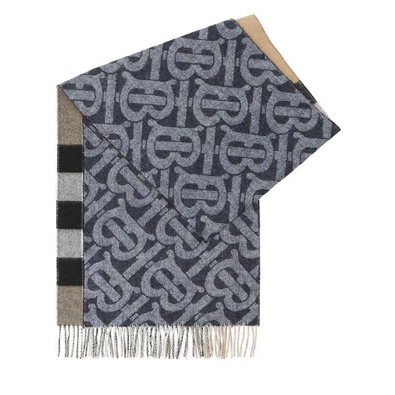 博柏利 BURBERRY 围巾 字母印字标毛质织物8024931 男女同款围巾图片