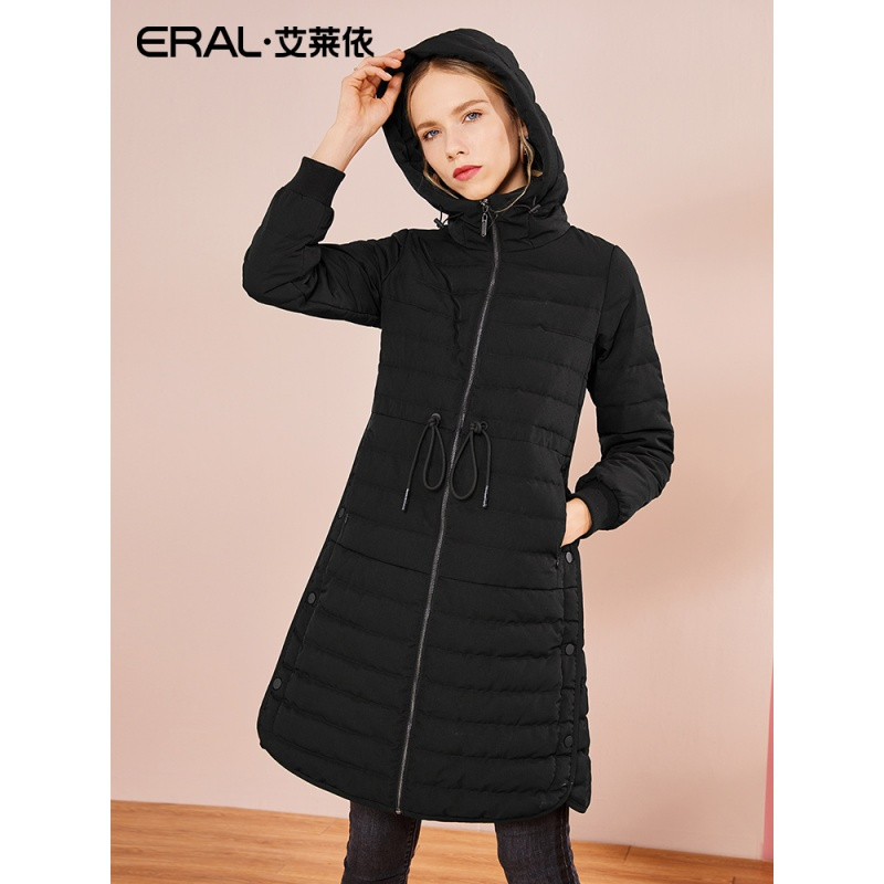 艾莱依O2O2018秋冬新款收腰显瘦时尚百搭羽绒服女