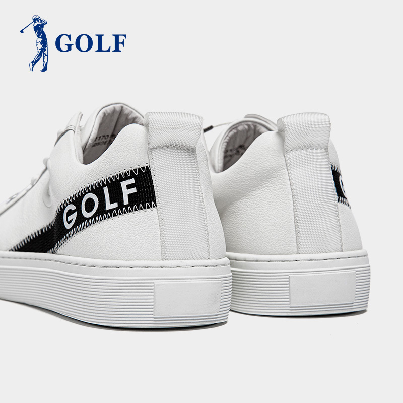 高尔夫/GOLF男鞋新款韩版潮流休闲皮鞋男时尚板鞋真皮男士鞋子百搭潮