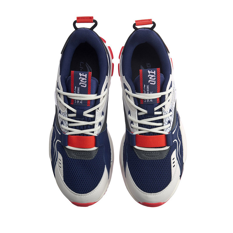 自营李宁001征程男子支撑经典休闲鞋agcq0055