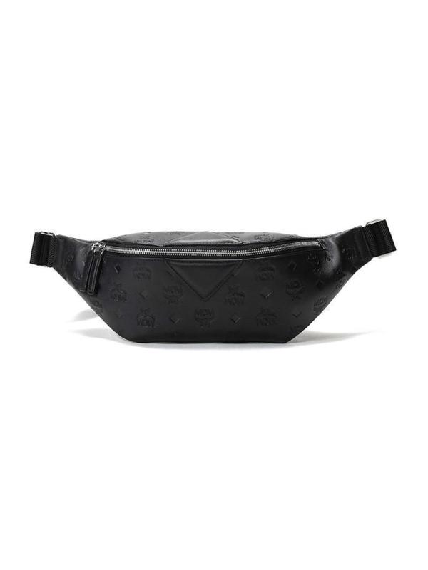 mcm 男士 牛皮革fursten胸包斜挎包腰包 mmzaafi07