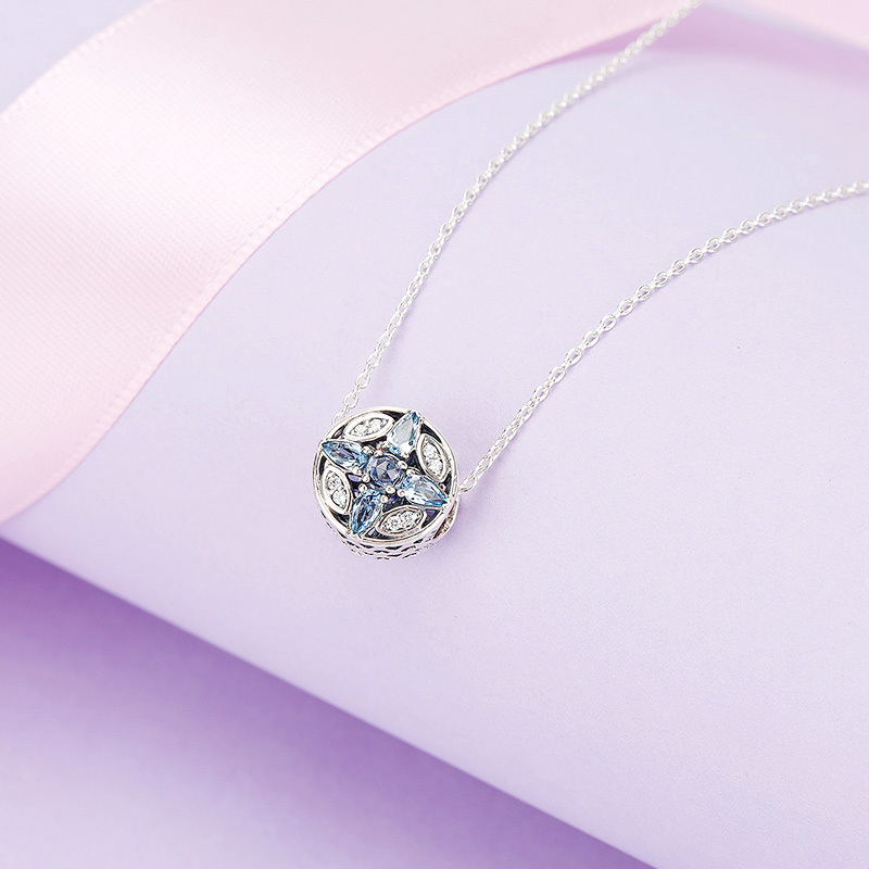 潘多拉 PANDORA 斑斓芝梦925银项链 时尚饰品