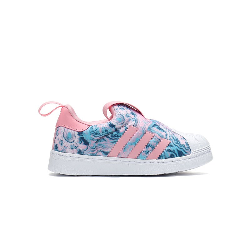 【自营】adidas阿迪达斯三叶草女童鞋SUPERSTAR印花贝壳头运动鞋0-4岁婴童鞋CG6578