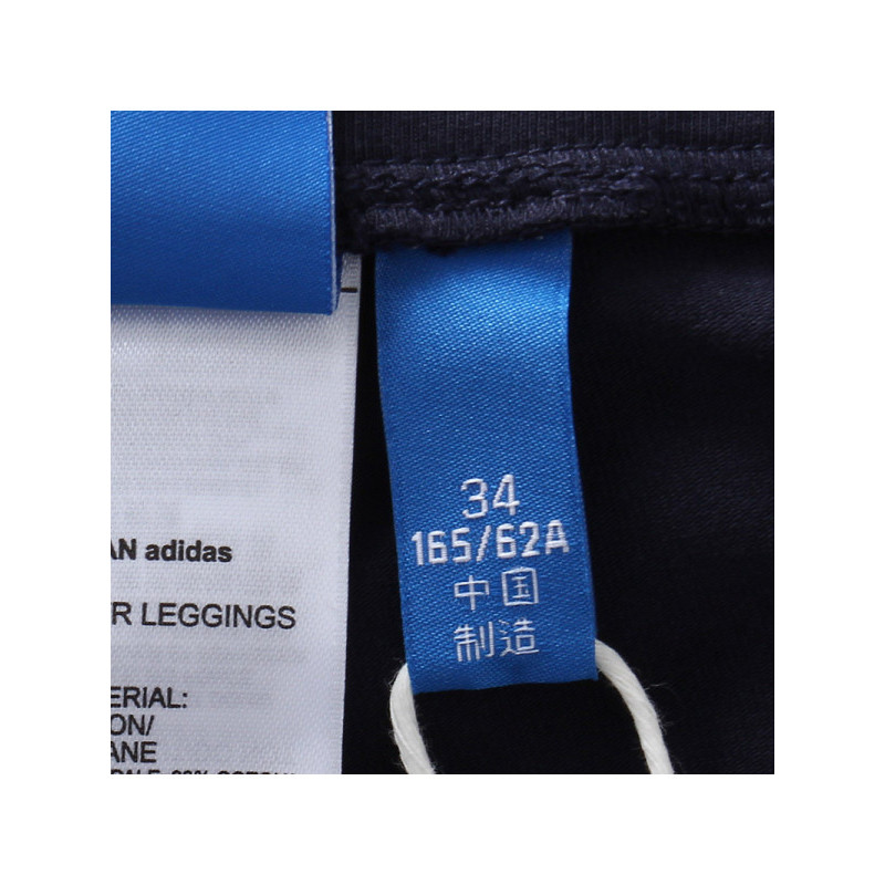 adidas阿迪达斯三叶草女子紧身裤绑腿裤运动服BP5246 30 蓝色