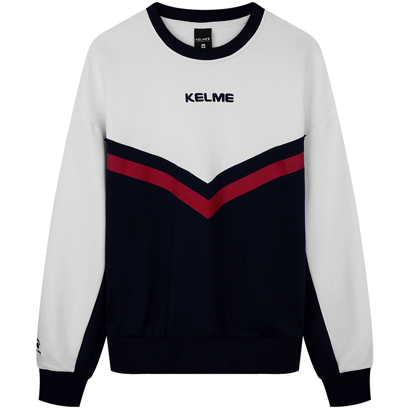 KELME卡尔美女卫衣 女秋季新款圆领卫衣女式撞色时尚百搭套头衫
