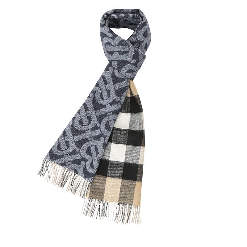 博柏利 BURBERRY 围巾 字母印字标毛质织物8024931 男女同款围巾图片