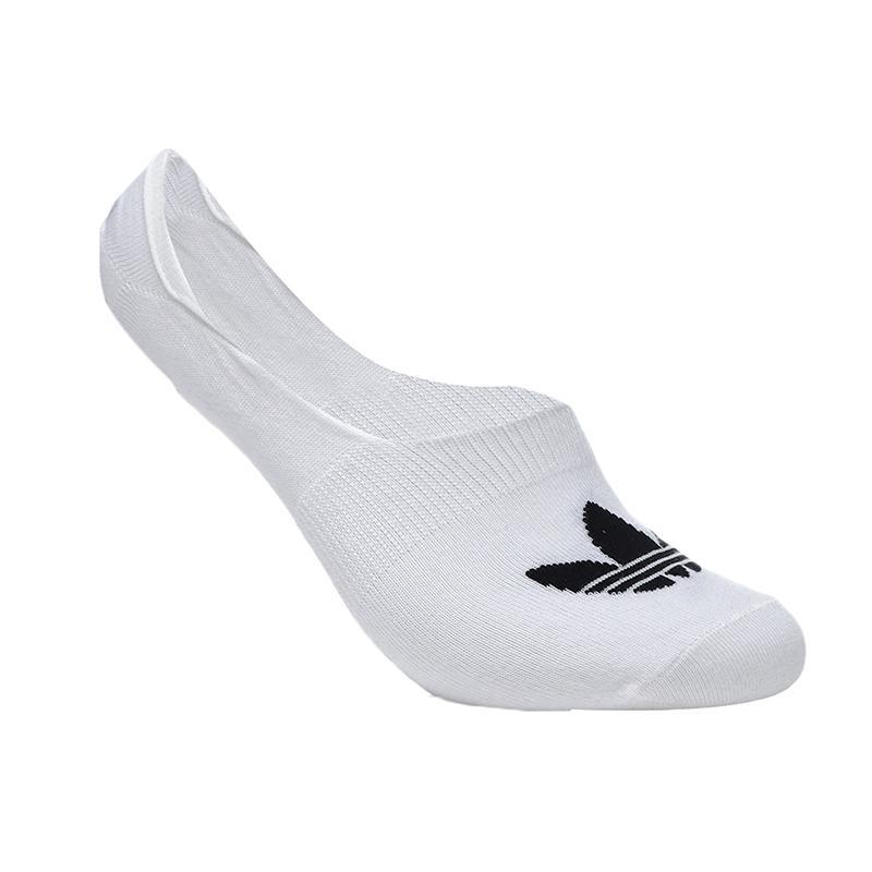adidas阿迪达斯三叶草男袜运动休闲小LOGO船袜袜子BK5845