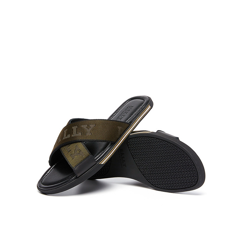 BALLY/巴利 男鞋休闲防滑平底拖鞋 6223090