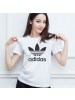 阿迪达斯三叶草短袖女旗舰2021春季运动休闲圆领T恤女GN2899