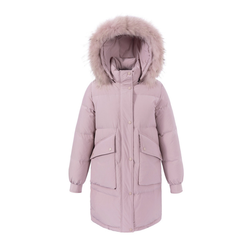 高梵羽绒服女中长2020新加厚真毛领秋冬季外套韩版时尚潮