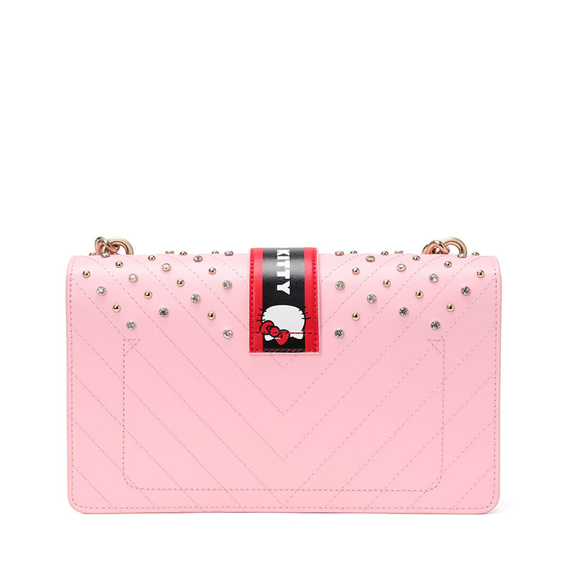 Pinko/品高 LOVE HELLO KITTY JEWEL 宝石单肩包 1P214G
