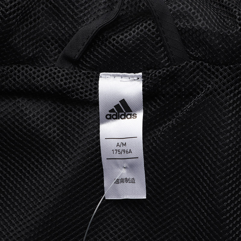 【自营】adidas男服外套夹克足球连帽梭织德国队 休闲运动服E4934 L CE4934黑色