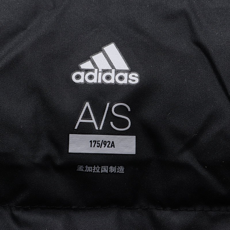 阿迪达斯男服棉服连帽中长款保暖休闲运动服BS0980