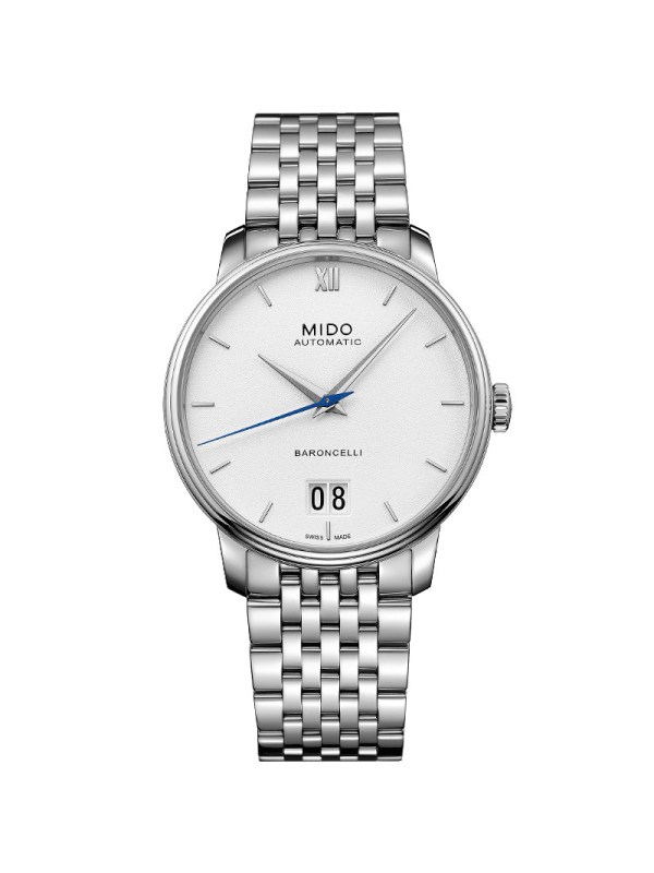 美度mido瑞士手表贝伦赛丽系列自动机械纪念日款钢带男表m