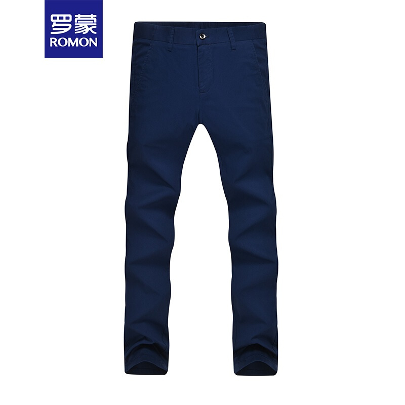 罗蒙（ROMON）男士超薄休闲裤男夏2018新款轻便裤子时尚长裤8KZ911801