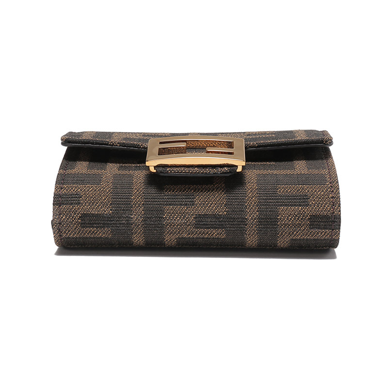 芬迪fendi女士织物卡包卡夹零钱包手拿包8m0416a98p