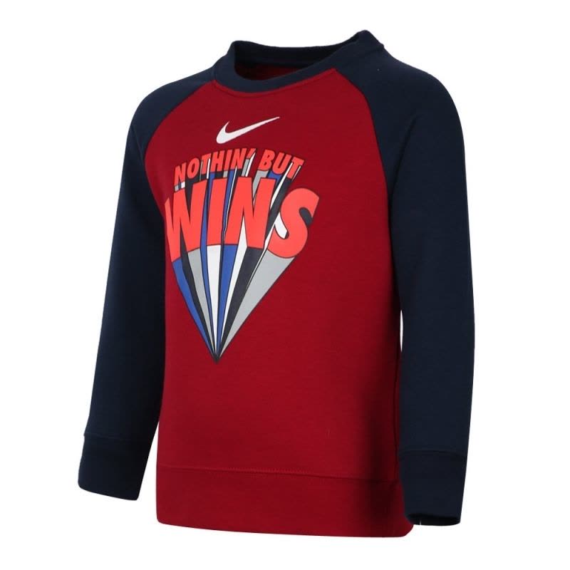 NIKE耐克男小童时尚运动休闲圆领套头衫84421HO522-R5X图片