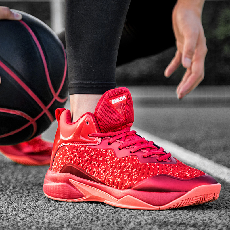八哥篮球鞋男高帮战靴青少年鞋男透气耐磨减震男子球鞋